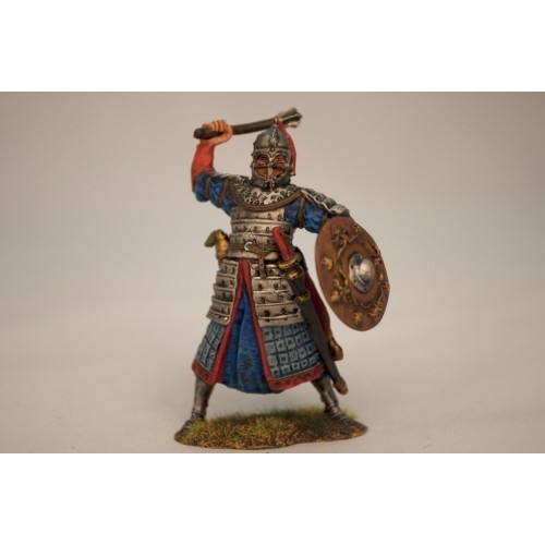 Тяжеловооруженный золотоордынский воин, 14 век.