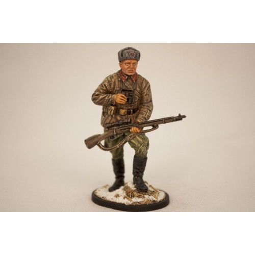 Снайпер 1047-го стрелкового полка Зайцев В., осень 1942 г. СССР