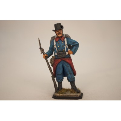 Карабинер Бельгийской армии, 1914 г.