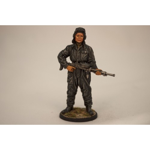 Танкист, стрелок-радист с пулемётом ДТ. 1943-45 гг. СССР