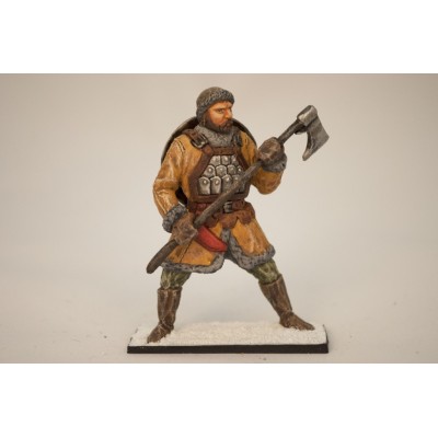 Ополченец легковооруженный с топором 13-14 век.