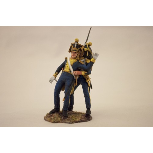 офицер и вольтижёр 18 литовского полка линейной пехоты